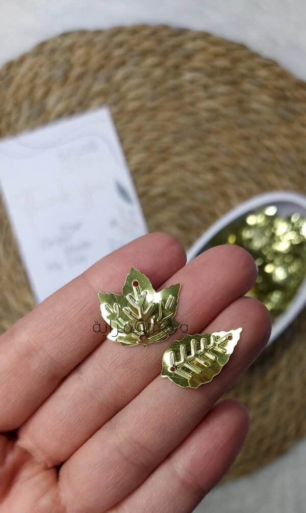 ترتر - ورق شجر دهبي كبير