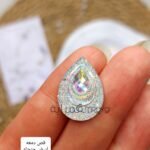 فص دمعه - ابيض جنجاه / كبير