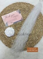⁦كريستال ماسه / ابيض شفاف مقاس 4 (عقد)⁩ - الصورة ⁦3⁩