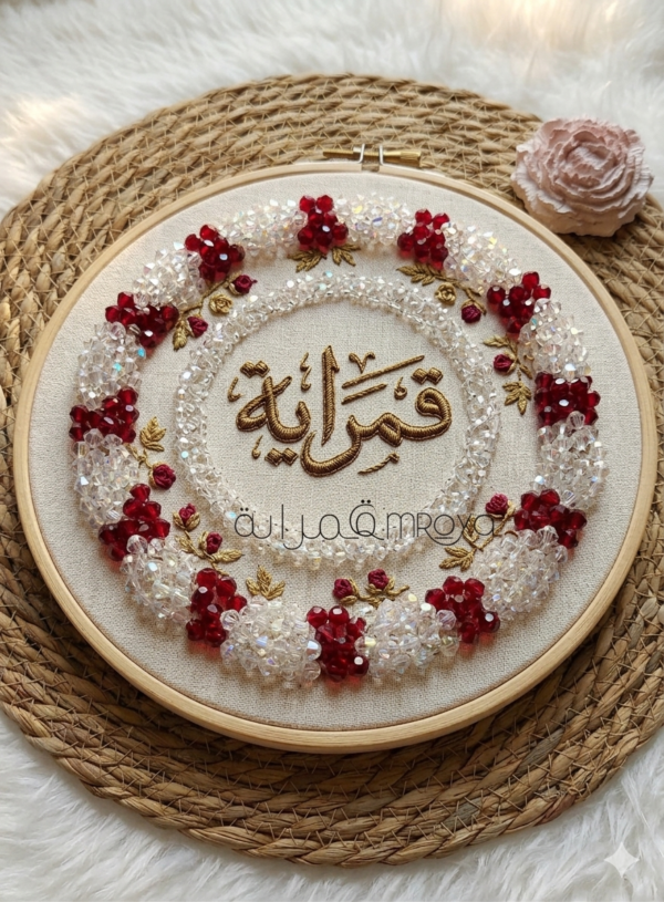 كريستال ماسه / ابيض شفاف مقاس 4 (عقد)