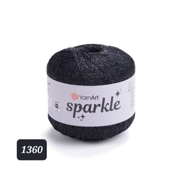 خيوط سباركل / sparkle - كود 1360 (بكر)