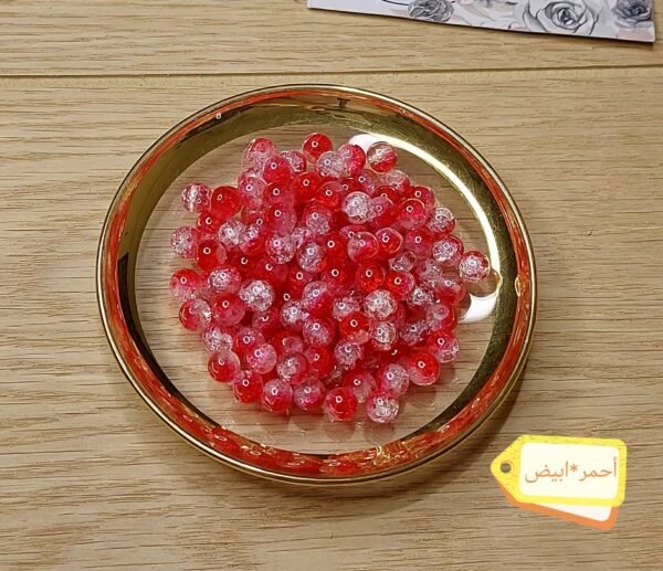 زينه - فتافيت / احمر*ابيض (مقاس 8)