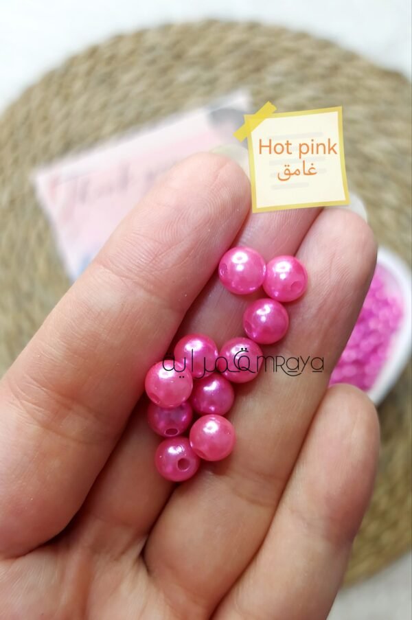 لولي - بلاستيك/ Hot Pink غامق - مقاس 8