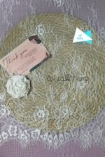 ⁦قطعة دانتيل فرنسي - كود 9094⁩ - الصورة ⁦3⁩