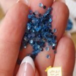 كريستال / ازرق ملكي نص حبه مقاس 3mm